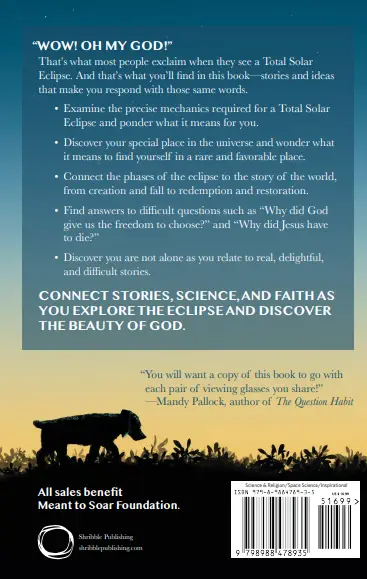 The Glory of the Total Solar Eclipse by Amy Marie Burgin- Book back cover